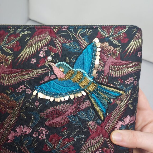 Sam Edelman Bird Jacquard Rhea Pouch New - Picture 1 of 7